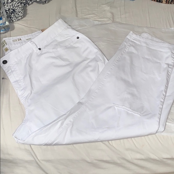 White Distressed Jeans - Picture 2 of 4